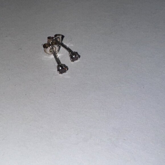 2 Mm Round Sterling Silver Stud Earrings - Picture 10 of 12